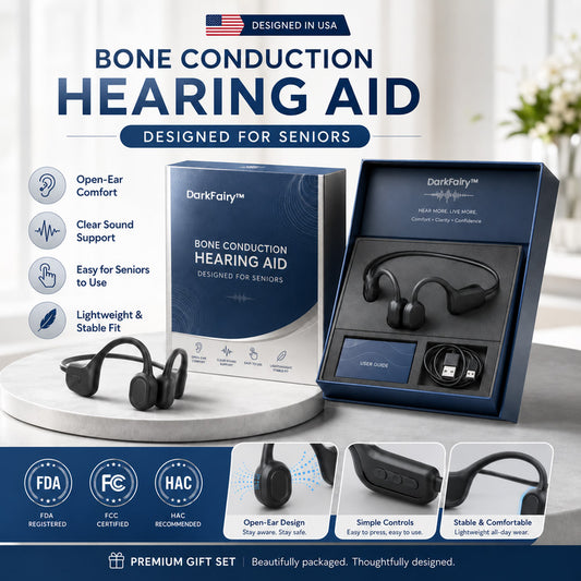 ⚡ 50K+ SOLD! Almost Gone-🔥Still Struggling to Hear Clearly? Brand-new Bone Conduction Smart Hearing Headphones