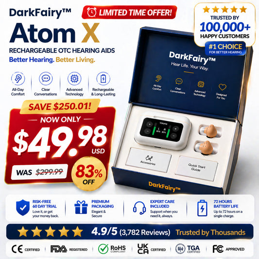 🔥 Today Only! DarkFairy™ Atom X Smart Hearing Aids — Hear Clearly, Feel Confident Again 💖